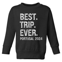 Portugal 2024 Portugal Vacation 2024 Portugal Family Toddler Sweatshirt