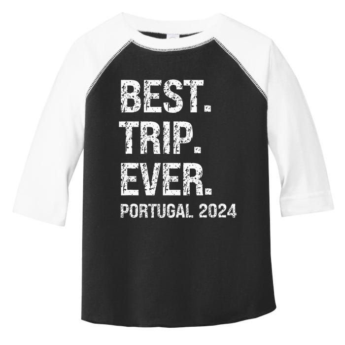 Portugal 2024 Portugal Vacation 2024 Portugal Family Toddler Fine Jersey T-Shirt