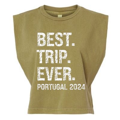 Portugal 2024 Portugal Vacation 2024 Portugal Family Garment-Dyed Women's Muscle Tee