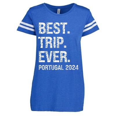 Portugal 2024 Portugal Vacation 2024 Portugal Family Enza Ladies Jersey Football T-Shirt