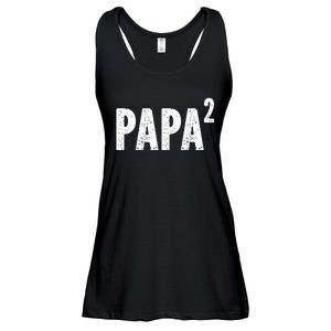 Papa 2 Papa Squared For Grandpa From Granddaughter Grandson Ladies Essential Flowy Tank