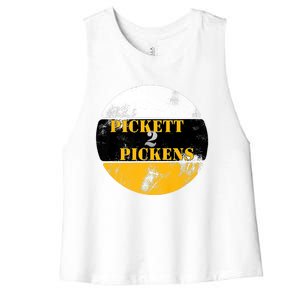 Pickett 2 Pickens, Pickett To Pickens Women's Racerback Cropped Tank