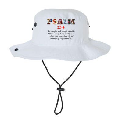 PSALM 23:4 Christin Bible Quote Bucket Hat