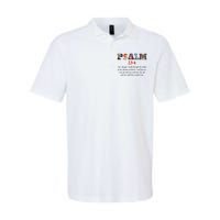 PSALM 23:4 Christin Bible Quote Softstyle Adult Sport Polo