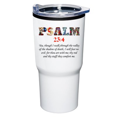 PSALM 23:4 Christin Bible Quote Tumbler