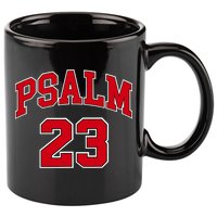 Psalm 23 Retro Sneakerhead Christian Bible Jesus 11oz C Handle Ceramic Mug