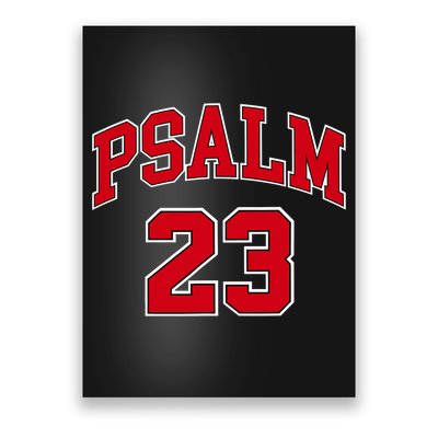 Psalm 23 Retro Sneakerhead Christian Bible Jesus Poster