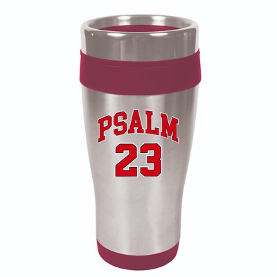 Psalm 23 Retro Sneakerhead Christian Bible Jesus 16oz Travel Tumbler