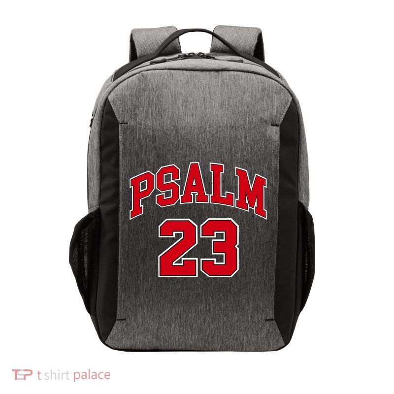 Psalm 23 Retro Sneakerhead Christian Bible Jesus Vector Backpack