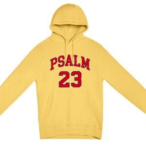 Psalm 23 Retro Sneakerhead Christian Bible Jesus Premium Pullover Hoodie