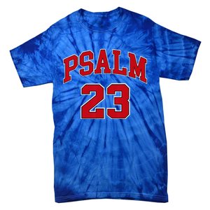 Psalm 23 Retro Sneakerhead Christian Bible Jesus Tie-Dye T-Shirt