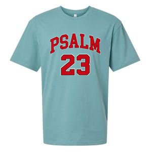 Psalm 23 Retro Sneakerhead Christian Bible Jesus Sueded Cloud Jersey T-Shirt