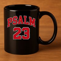 Psalm 23 Retro Sneakerhead Christian Bible Jesus 11oz C Handle Ceramic Mug