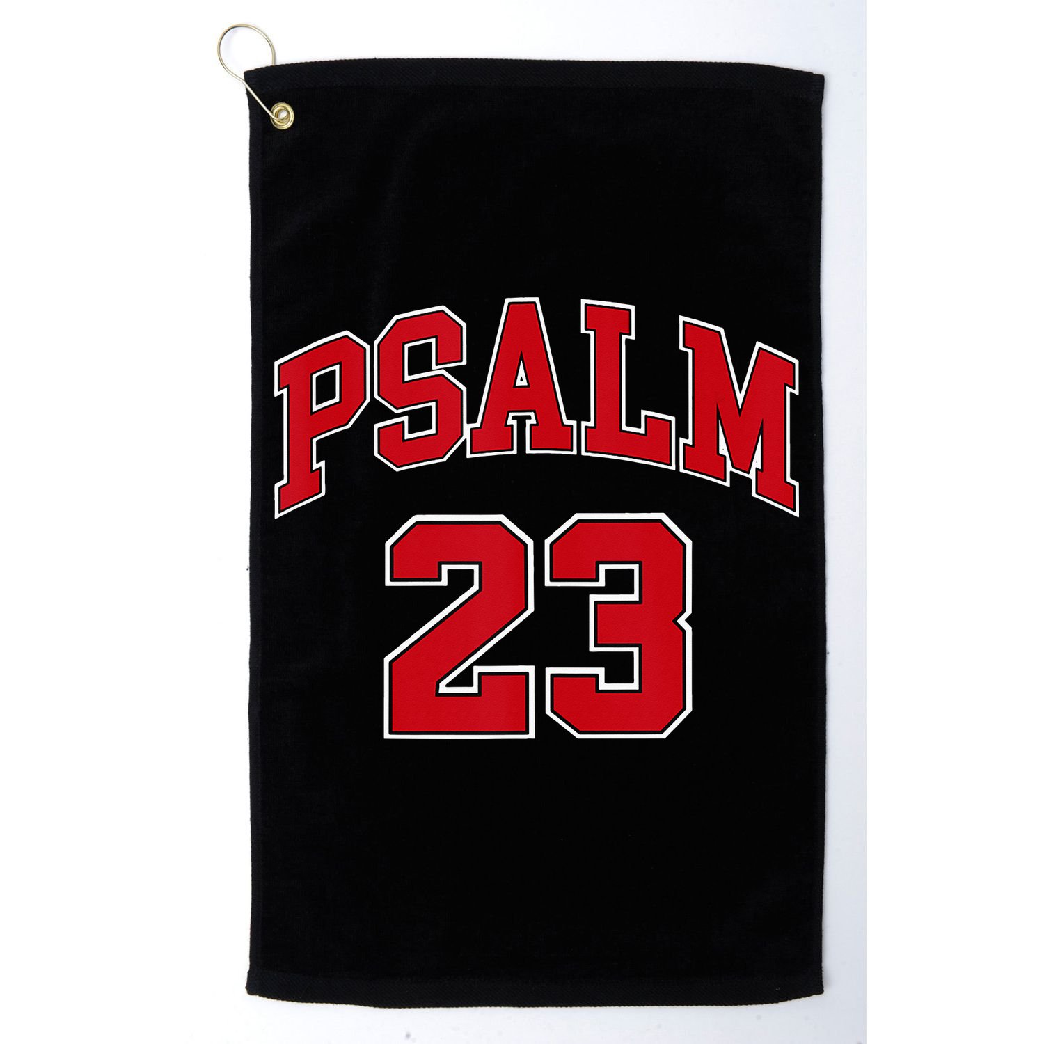 Psalm 23 Retro Sneakerhead Christian Bible Jesus Golf Towel