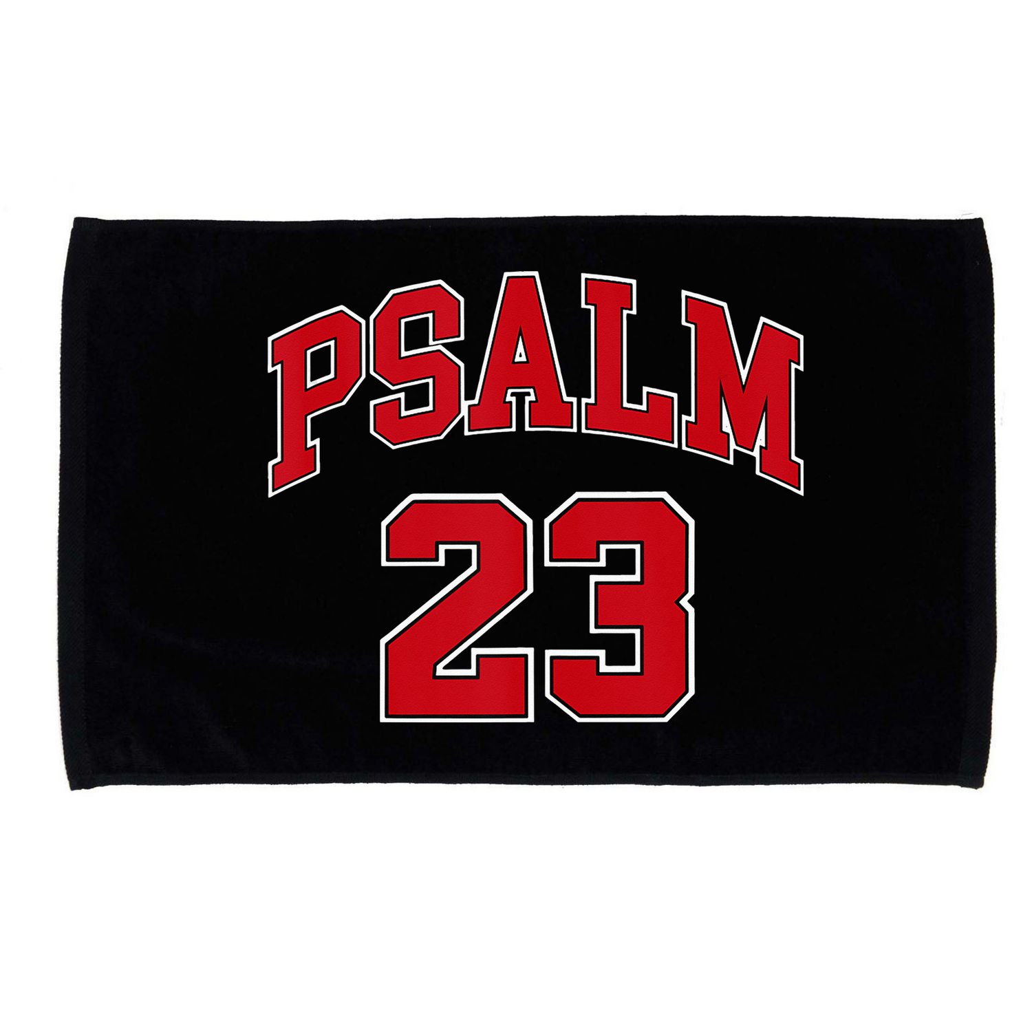 Psalm 23 Retro Sneakerhead Christian Bible Jesus Microfiber Hand Towel