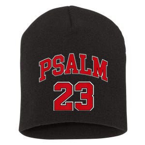 Psalm 23 Retro Sneakerhead Christian Bible Jesus Short Acrylic Beanie