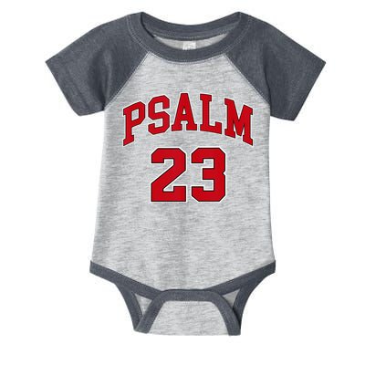 Psalm 23 Retro Sneakerhead Christian Bible Jesus Infant Baby Jersey Bodysuit