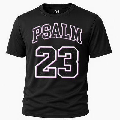 Psalm 23 Retro Sneakerhead Christian Bible Jesus Performance Shirt