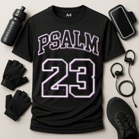 Psalm 23 Retro Sneakerhead Christian Bible Jesus Cooling Performance Crew T-Shirt