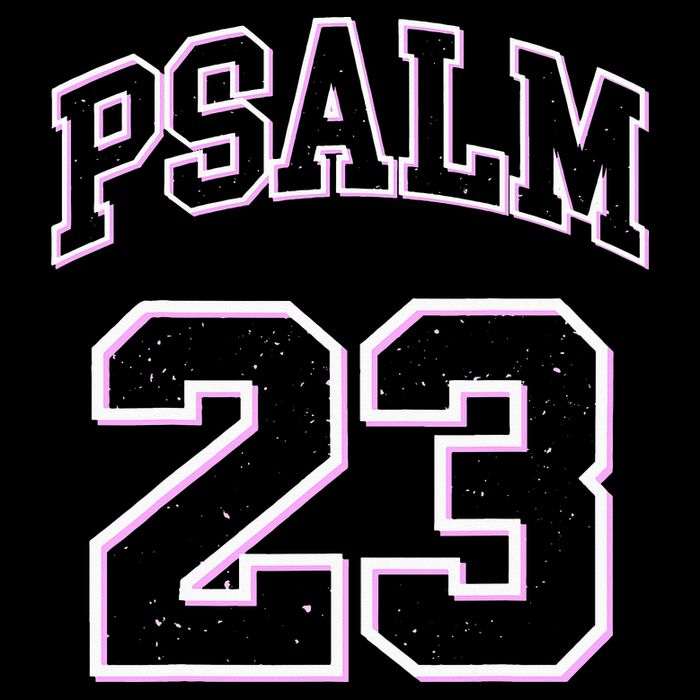 Psalm 23 Retro Sneakerhead Christian Bible Jesus Cooling Performance Crew T-Shirt