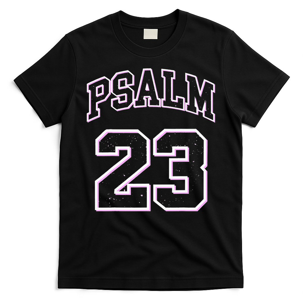 Psalm 23 Retro Sneakerhead Christian Bible Jesus T-Shirt