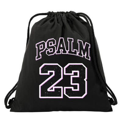 Psalm 23 Retro Sneakerhead Christian Bible Jesus Drawstring Bag