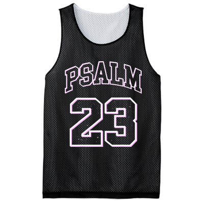 Psalm 23 Retro Sneakerhead Christian Bible Jesus Mesh Reversible Basketball Jersey Tank