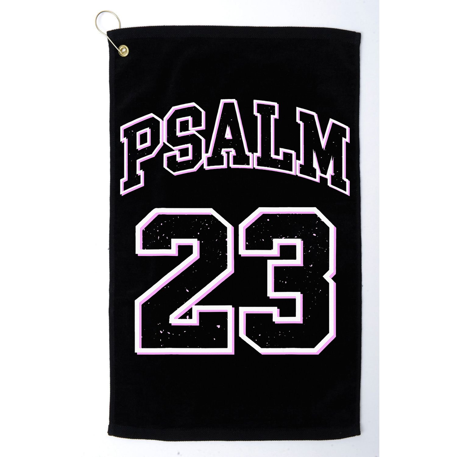 Psalm 23 Retro Sneakerhead Christian Bible Jesus Golf Towel