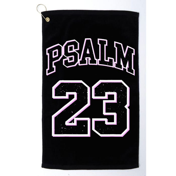 Psalm 23 Retro Sneakerhead Christian Bible Jesus Golf Towel