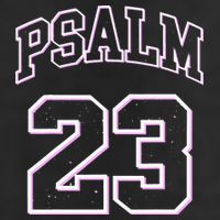 Psalm 23 Retro Sneakerhead Christian Bible Jesus Golf Towel