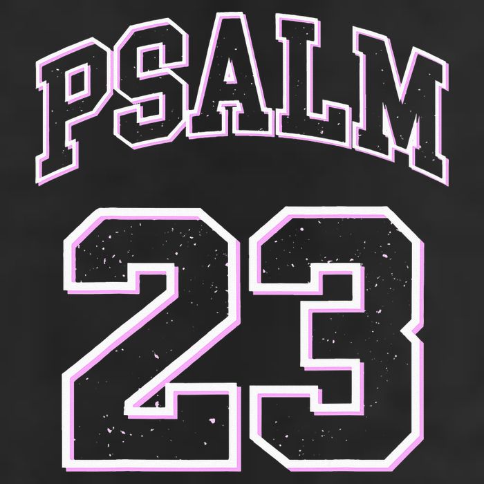 Psalm 23 Retro Sneakerhead Christian Bible Jesus Golf Towel