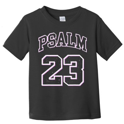 Psalm 23 Retro Sneakerhead Christian Bible Jesus Toddler T-Shirt