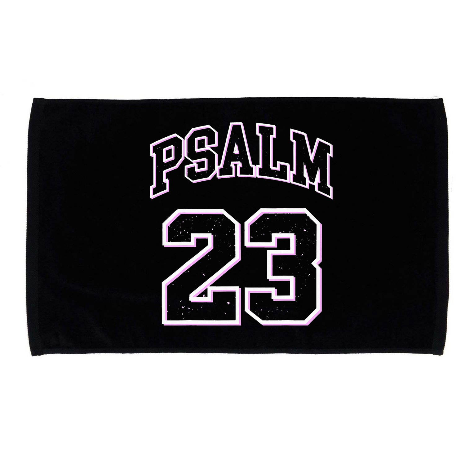 Psalm 23 Retro Sneakerhead Christian Bible Jesus Microfiber Hand Towel