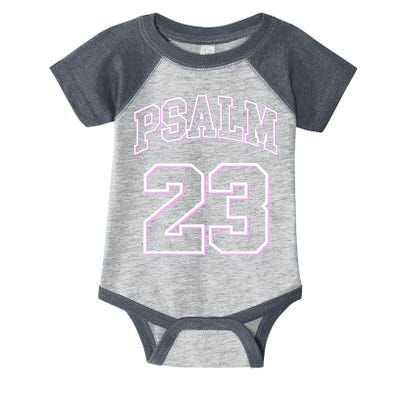 Psalm 23 Retro Sneakerhead Christian Bible Jesus Infant Baby Jersey Bodysuit