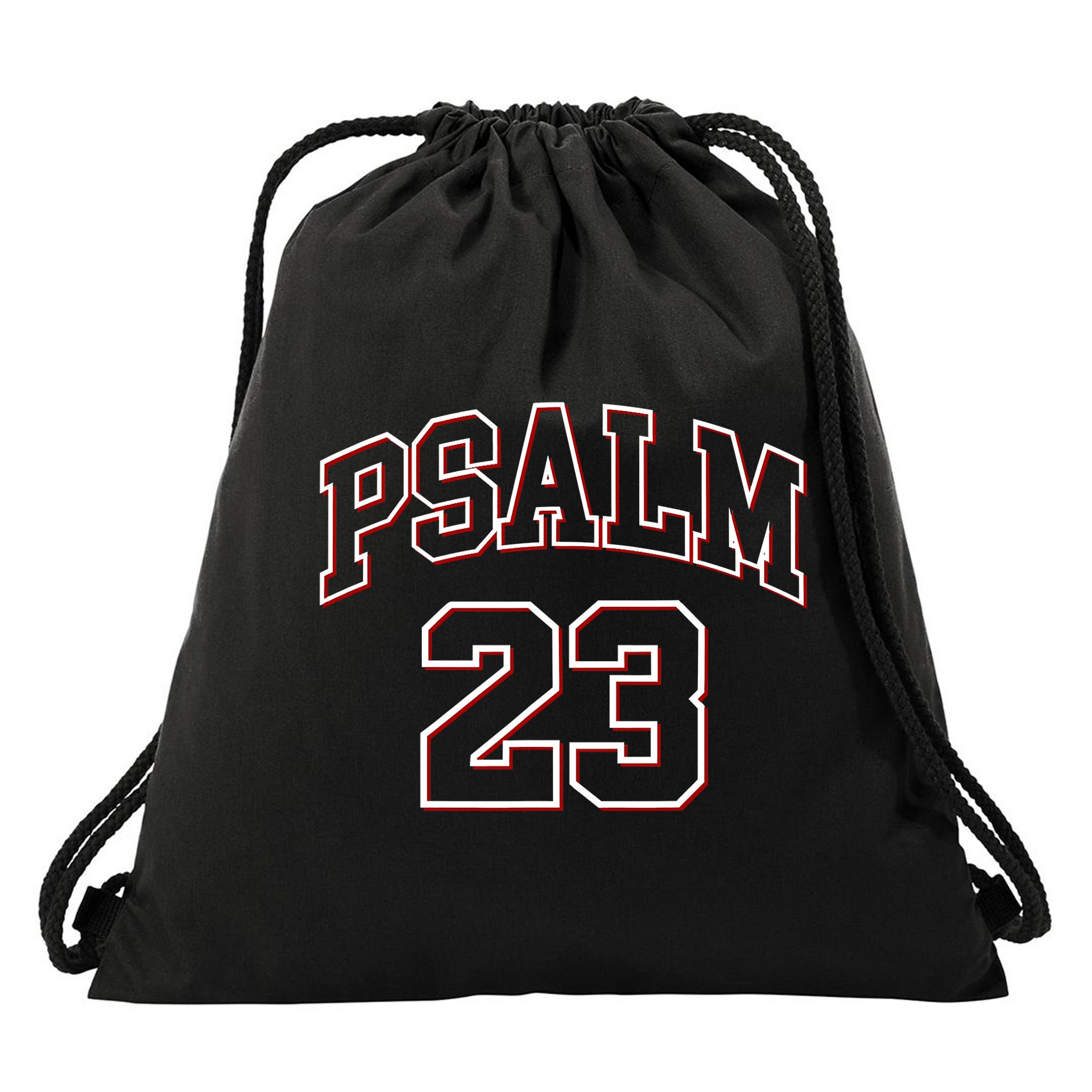 Psalm 23 Retro Sneakerhead Christian Bible Jesus Drawstring Bag