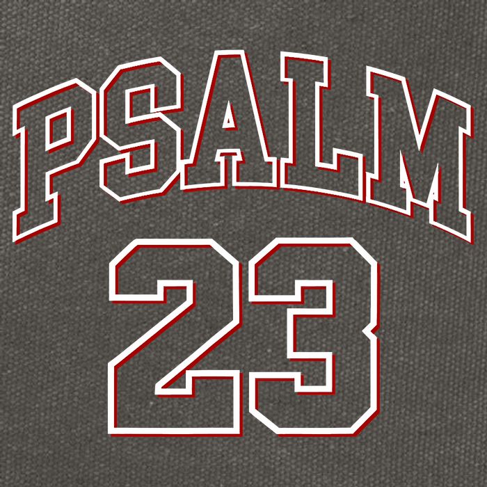 Psalm 23 Retro Sneakerhead Christian Bible Jesus Cotton Canvas Backpack