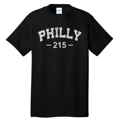 Philly 215 Retro Vintage Shirt Gift Wos Tall T-Shirt