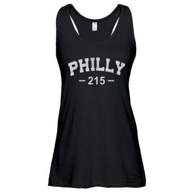 Philly 215 Retro Vintage Shirt Gift Wos Ladies Essential Flowy Tank