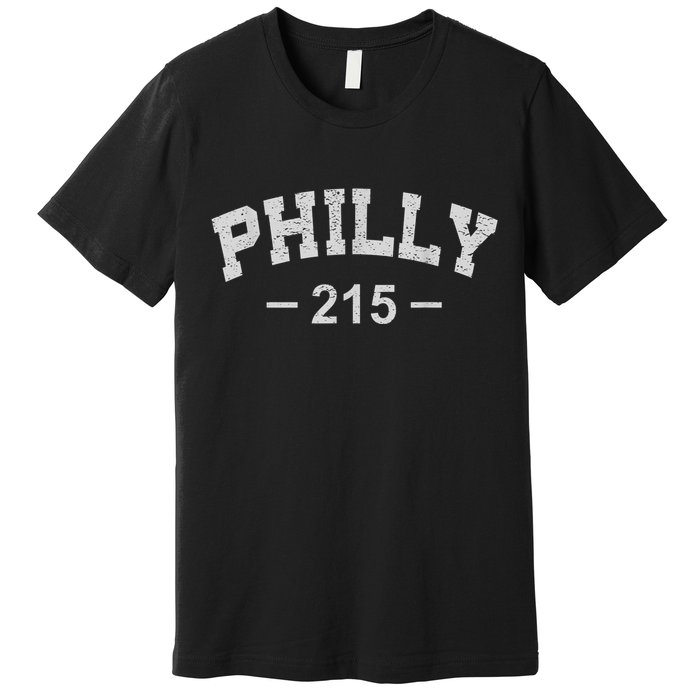 Philly 215 Retro Vintage Shirt Gift Wos Premium T-Shirt