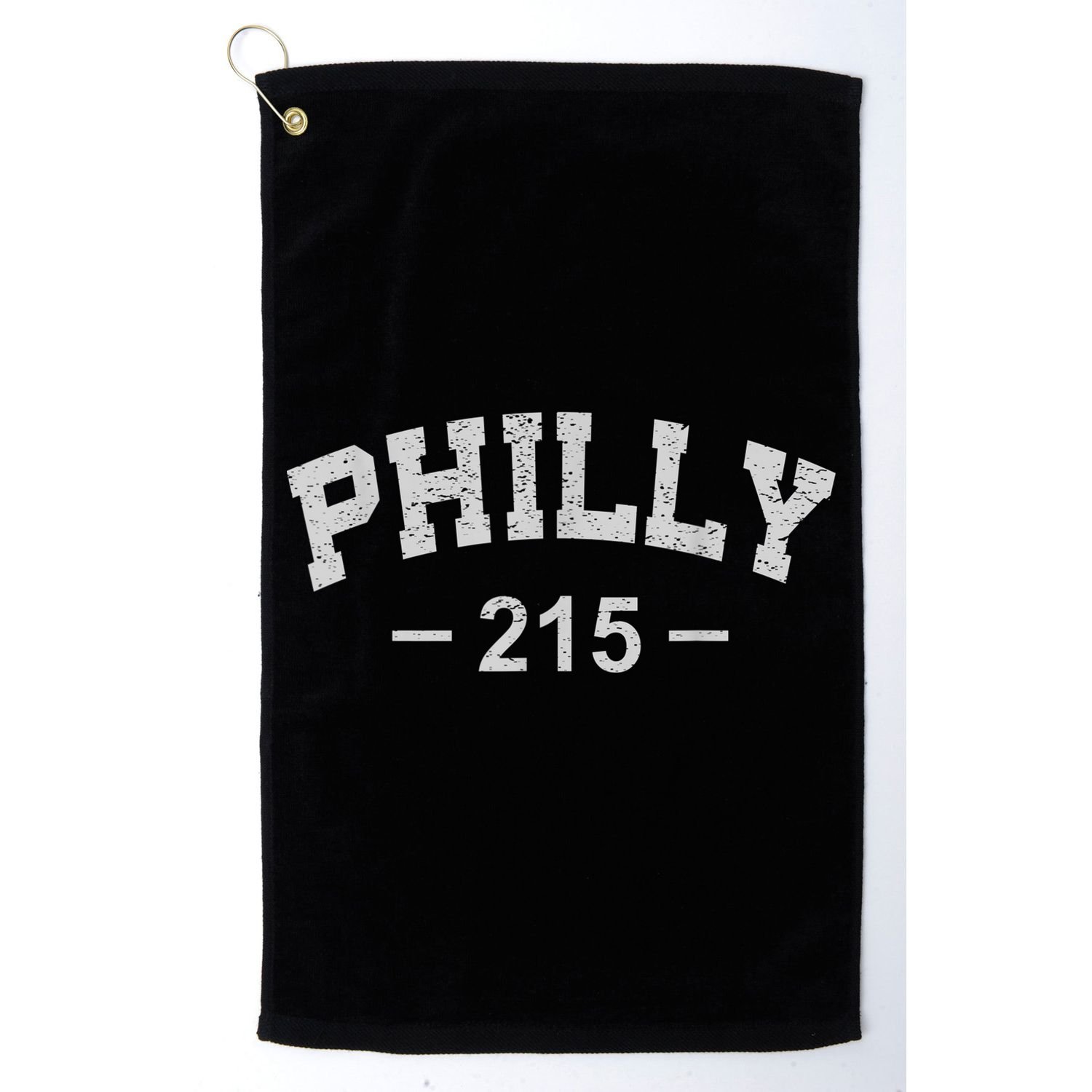 Philly 215 Retro Vintage Shirt Gift Wos Golf Towel