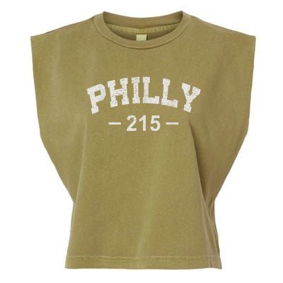 Philly 215 Retro Vintage Shirt Gift Wos Garment-Dyed Women's Muscle Tee