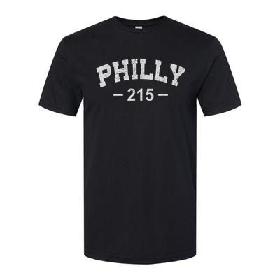 Philly 215 Retro Vintage Shirt Gift Wos Softstyle® CVC T-Shirt