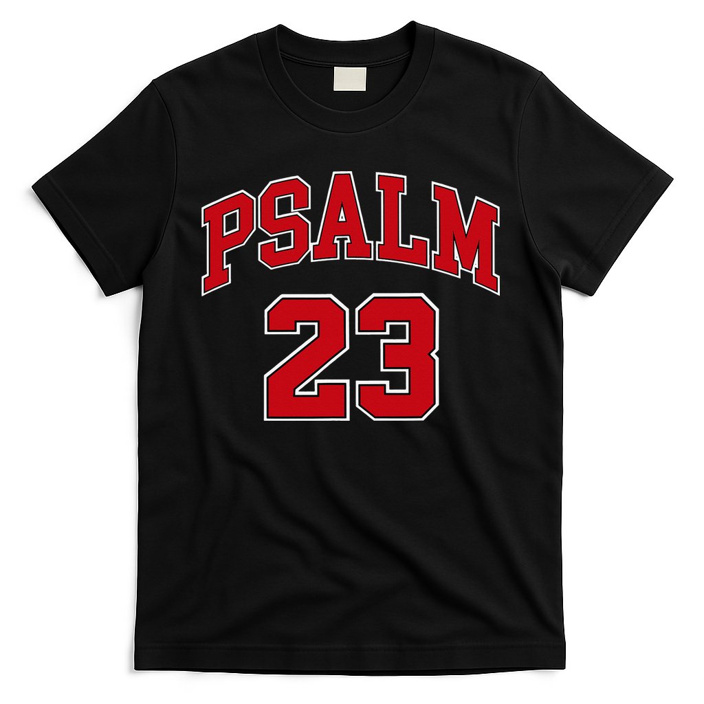 Psalm 23 Retro Sneakerhead Christian Bible Jesus T-Shirt