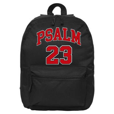 Psalm 23 Retro Sneakerhead Christian Bible Jesus 16 in Basic Backpack