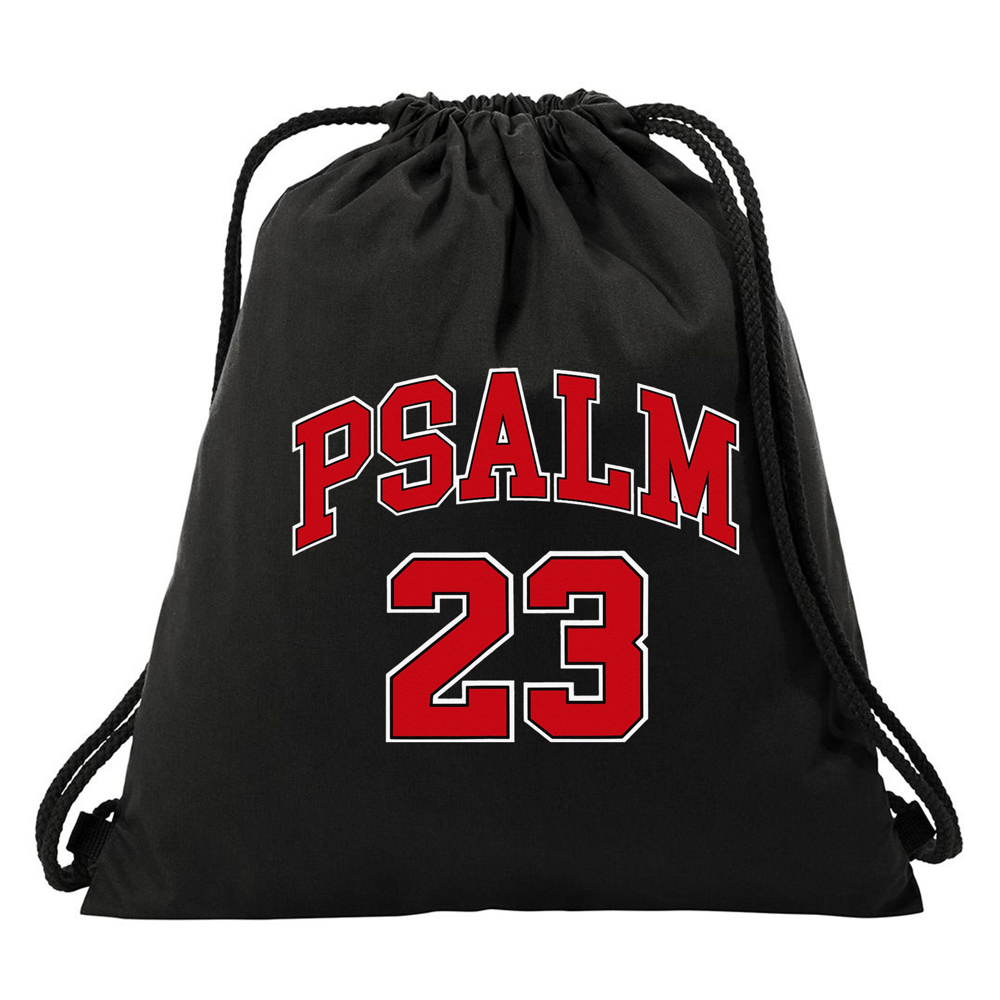 Psalm 23 Retro Sneakerhead Christian Bible Jesus Drawstring Bag