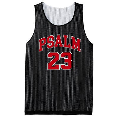 Psalm 23  Retro Sneakerhead Christian Bible Jesus Mesh Reversible Basketball Jersey Tank