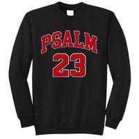 Psalm 23  Retro Sneakerhead Christian Bible Jesus Tall Sweatshirt