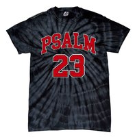 Psalm 23  Retro Sneakerhead Christian Bible Jesus Tie-Dye T-Shirt