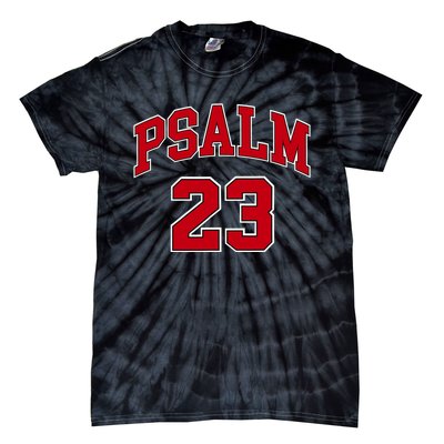 Psalm 23  Retro Sneakerhead Christian Bible Jesus Tie-Dye T-Shirt