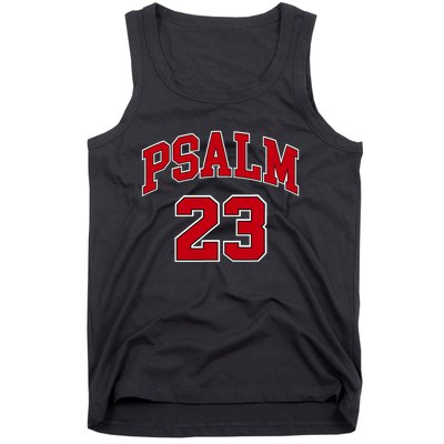 Psalm 23  Retro Sneakerhead Christian Bible Jesus Tank Top